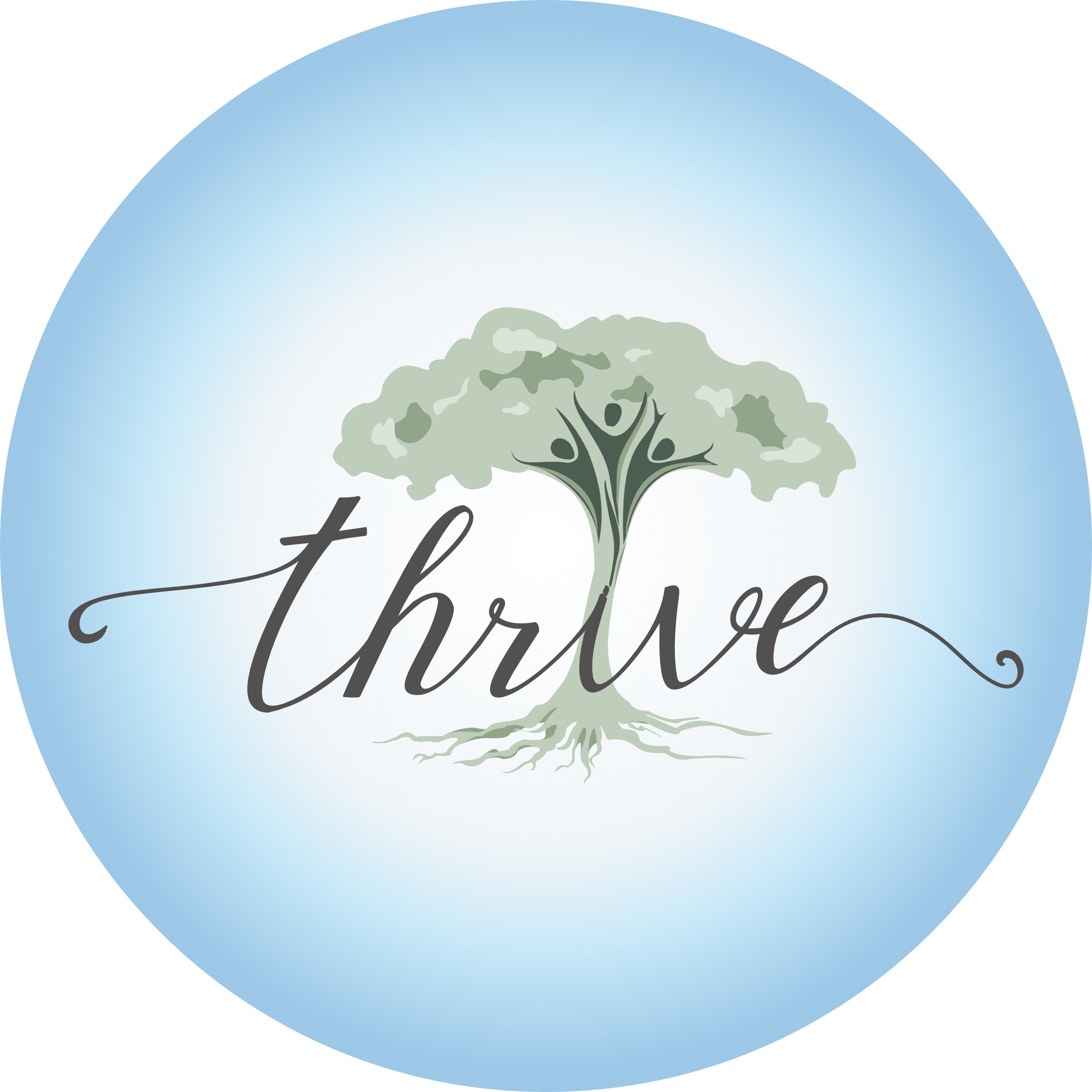 Thrive Logo - blue circle 2025